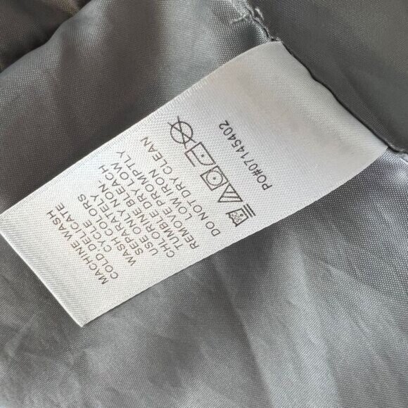 Woman Within Women's Size 26/28 2X Plus Grey Quilted Full Zip Jacket Coat - Picture 10 of 14